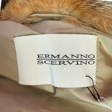 Load image into Gallery viewer, Ermanno Scervino Coat with Fur Trim size 38