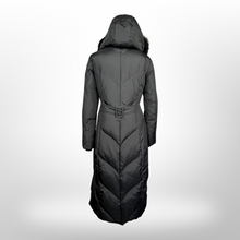 Load image into Gallery viewer, Via Spiga Long Down Coat W/Fox Trim Hood size XS