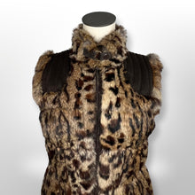 Load image into Gallery viewer, Jocelyn Reversible Rabbit Fur Vest size XS