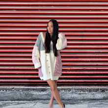Load image into Gallery viewer, Anthropologie Faux Fur Colorblock Cardigan