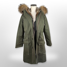 Load image into Gallery viewer, Annabelle Rabbit Fur Lined Parka size S