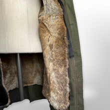 Load image into Gallery viewer, Annabelle Rabbit Fur Lined Parka size S
