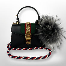 Load image into Gallery viewer, Fur Pom Pom Handbag Charm
