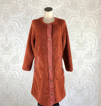Load image into Gallery viewer, Anthropologie Faux Fur Reversible Coat size XS