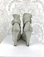 Load image into Gallery viewer, Masnada Distressed Leather Booties size 38