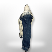 Load image into Gallery viewer, Faith Connexion Bleached Short Sailor Denim Top size L