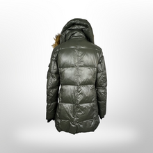 Load image into Gallery viewer, S13 Hooded Down Coat W/Faux Fur Trim size M