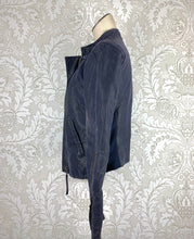 Load image into Gallery viewer, Free People Faux Suede Moto Jacket size 6