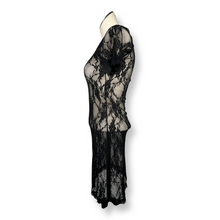Load image into Gallery viewer, Off-the-shoulder Lace Dress size M