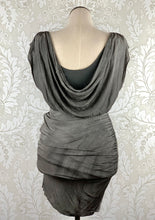 Load image into Gallery viewer, Alice & Olivia “Air” Draped Mini Dress size M