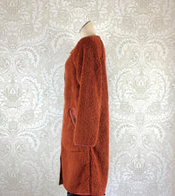 Load image into Gallery viewer, Anthropologie Faux Fur Reversible Coat size XS
