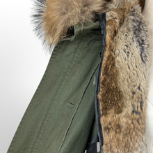 Load image into Gallery viewer, Annabelle Rabbit Fur Lined Parka size S