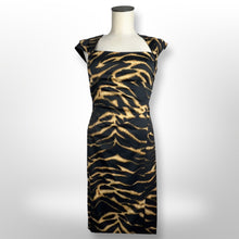 Load image into Gallery viewer, Karen Millen Animal Printed Fitted Dress size 6