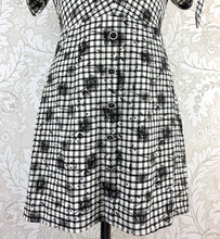 Load image into Gallery viewer, Kourt Gingham Dress W/Tie S/S size S