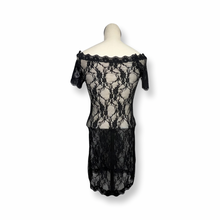 Load image into Gallery viewer, Off-the-shoulder Lace Dress size M