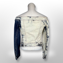 Load image into Gallery viewer, Faith Connexion Bleached Short Sailor Denim Top size L