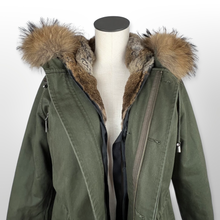 Load image into Gallery viewer, Annabelle Rabbit Fur Lined Parka size S