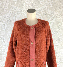 Load image into Gallery viewer, Anthropologie Faux Fur Reversible Coat size XS