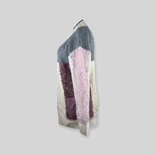 Load image into Gallery viewer, Anthropologie Faux Fur Colorblock Cardigan