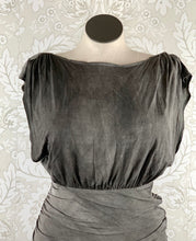 Load image into Gallery viewer, Alice & Olivia “Air” Draped Mini Dress size M