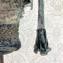 Load image into Gallery viewer, Jean-Louis Scherrer Sheer Ruffled Top size 40/6