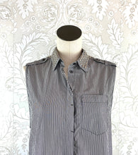 Load image into Gallery viewer, Pierre Balmain Studded Sleeveless Top size 6