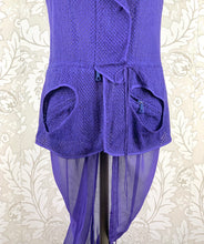 Load image into Gallery viewer, Vera Wang Mesh/Silk Vest size 4