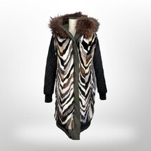 Load image into Gallery viewer, Intuition Mink Fur-Lined Reversible Parka size 34/4