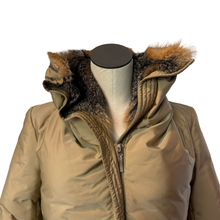 Load image into Gallery viewer, Ermanno Scervino Coat with Fur Trim size 38
