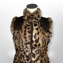 Load image into Gallery viewer, Jocelyn Reversible Rabbit Fur Vest size XS
