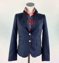 Load image into Gallery viewer, J. Crew Wool “School boy” blazer size 00
