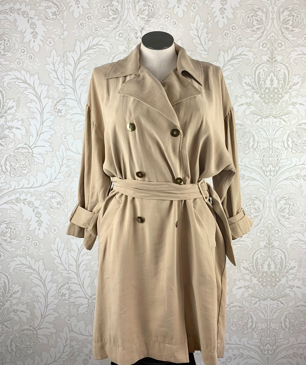 Zara Oversized Trench Coat Dress size M