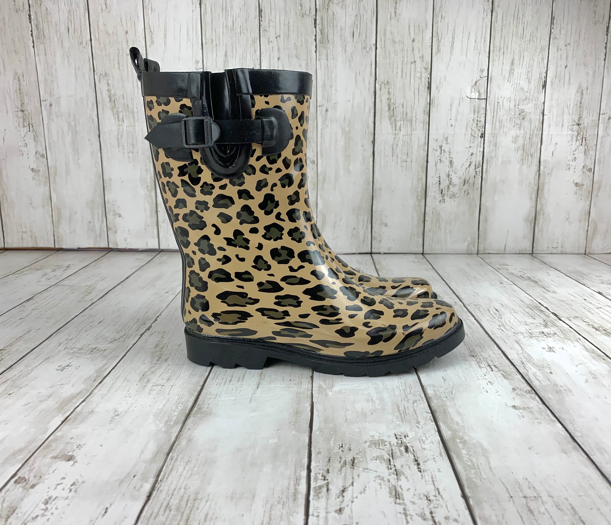 Animal Print Ladies Wellington Boots Size Joules 206801 Women