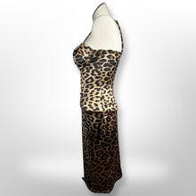 Load image into Gallery viewer, Entry Leopard Print Bustier Dress size S
