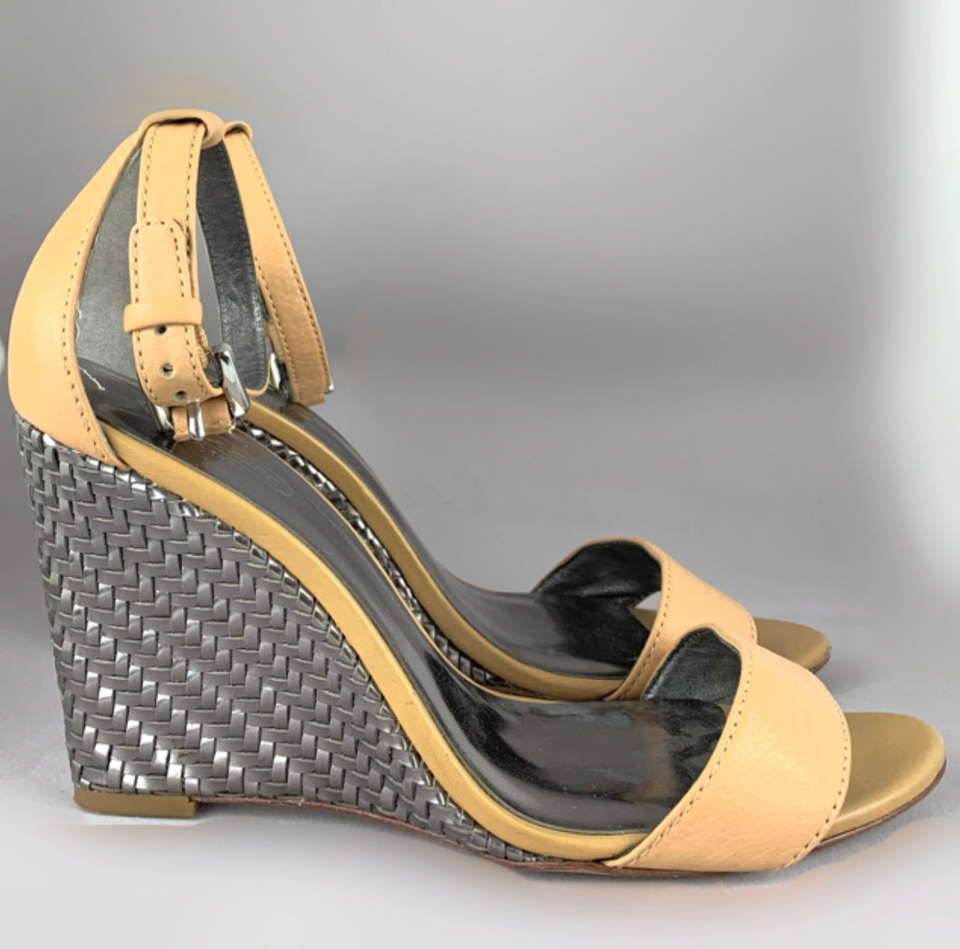 Coach Wedged Strappy Sandals size 6.5