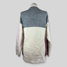 Load image into Gallery viewer, Anthropologie Faux Fur Colorblock Cardigan
