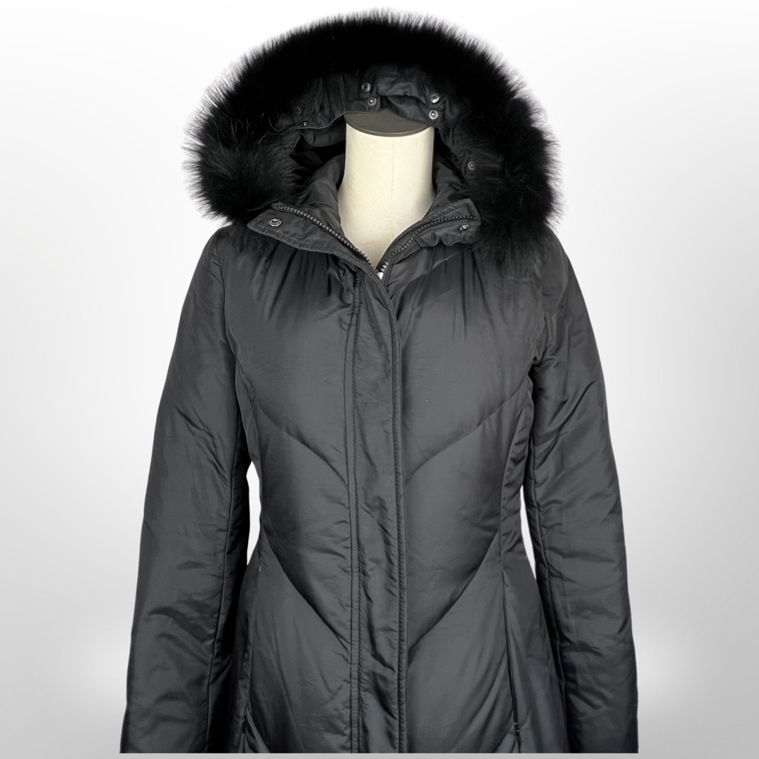 Via spiga down 2025 coat with fur hood