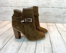 Load image into Gallery viewer, Steve Madden Suede Chunky Heel Boots size 7.5
