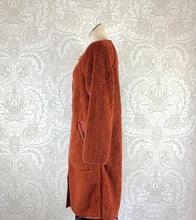 Load image into Gallery viewer, Anthropologie Faux Fur Reversible Coat size XS
