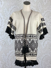Load image into Gallery viewer, Alphamoment Weaved Tie-belt Cardigan size S/M
