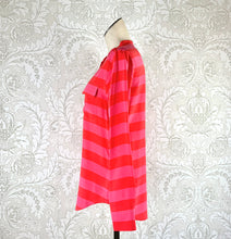 Load image into Gallery viewer, Equipment Silk Striped Blouse size S
