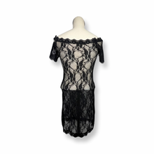 Load image into Gallery viewer, Off-the-shoulder Lace Dress size M
