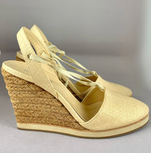 Load image into Gallery viewer, Jil Sander Tie-up Straw Espadrilles size 6.5
