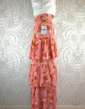 Load image into Gallery viewer, Forever 21 Teired Floral Maxi Skirt size S

