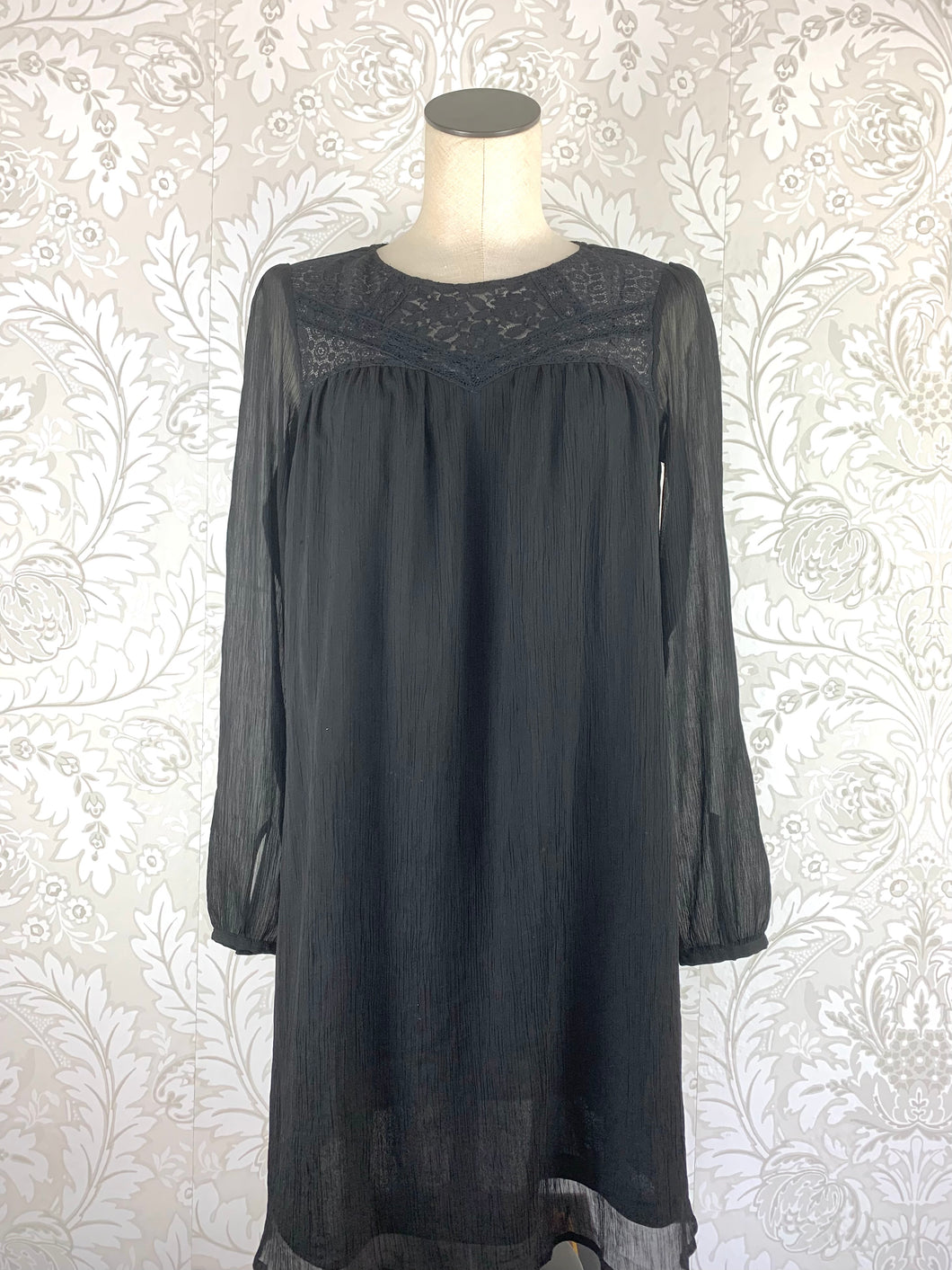h&m black babydoll dress Ladies - Light Beige/Zebra Print Twist-Detail Dress - Size: XXS