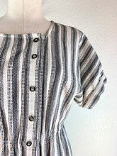 Load image into Gallery viewer, Intropia Striped Cotton Weave Dress size 38/6
